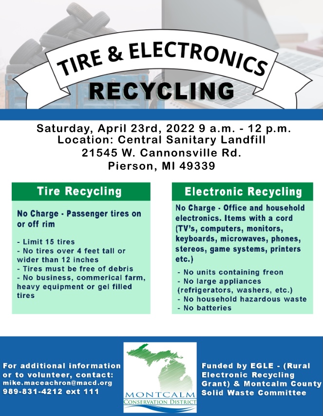 Tire and Electronic Recycling - Village of Edmore